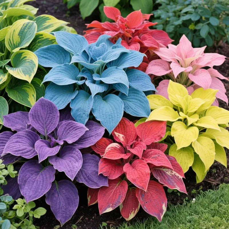 🌞 “Easy-to-Grow Colorful Hostas for Year-Round Beauty”