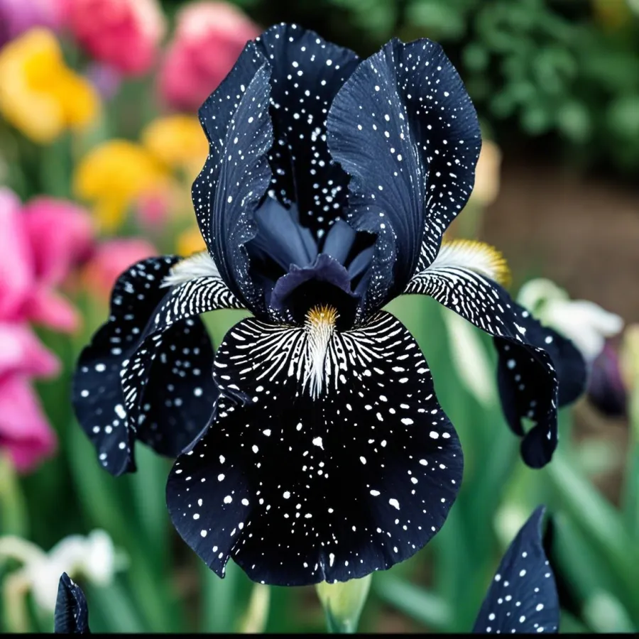 Rare Iris Bulbs⚜️# Black Starry Night