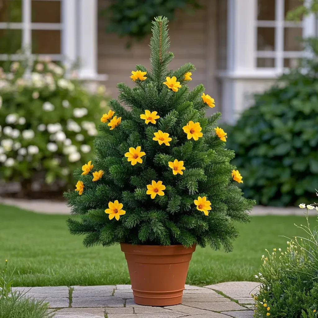 Christmas Tree Potted Seeds 🎄