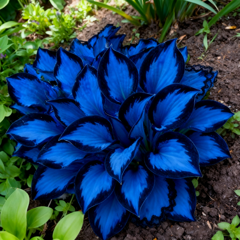 💥2026 Hot Sale 🌌Midnight Blue Heart Hosta Seeds Perennial Shade Plant for Garden