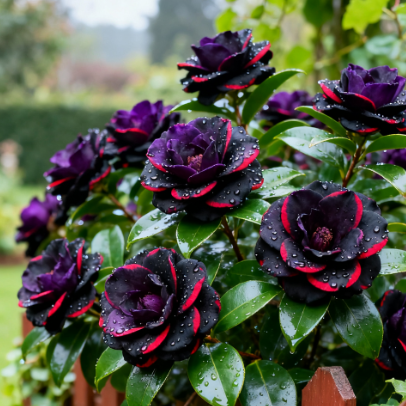 Camellia Flower Seeds – 8 Romantic Colors, Winter Blooming Beauty