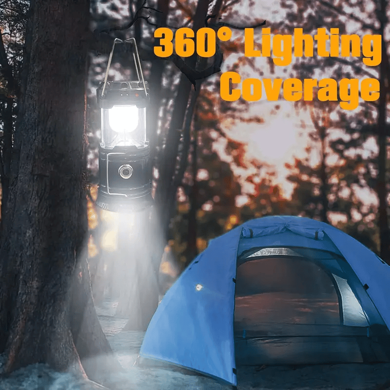 Collapsible LED Camping Lanterns Lightweight Solar
