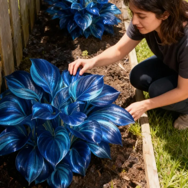 ⭐Sapphire Hosta Seeds – Rare Blue Foliage for Stunning Shade Gardens