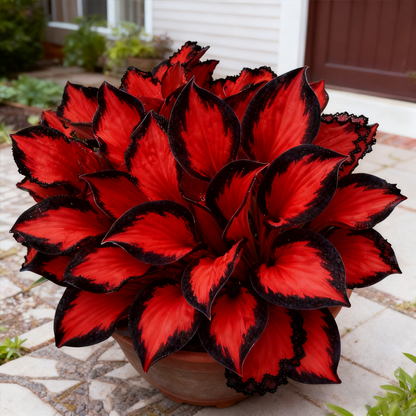 🔥2025 Hot Selling 🌌 Dark Purple Heart Hosta Seeds, a perennial garden plant that is easy to grow