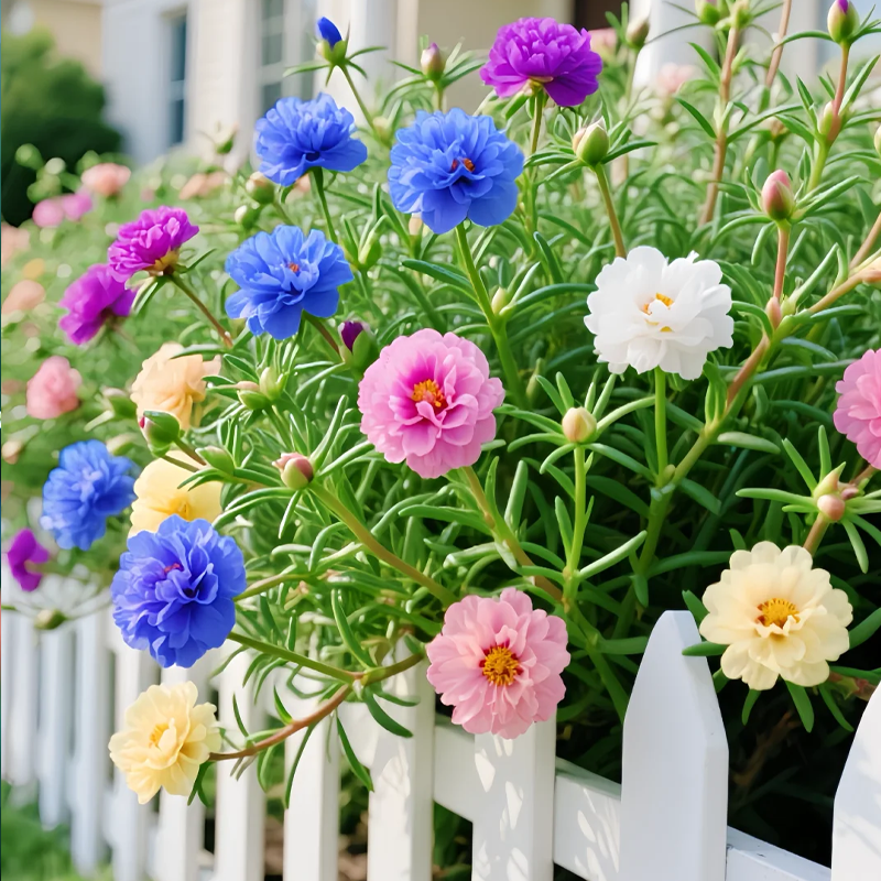 🌞 Bring Sunshine to Your Garden with Sunburst Moss Rose Seeds