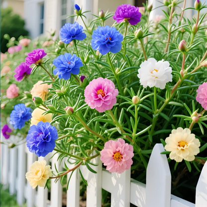 🌞 Bring Sunshine to Your Garden with Sunburst Moss Rose Seeds