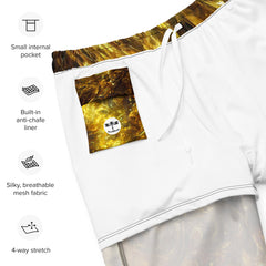 Twisted Gold Men's Swim Trunks