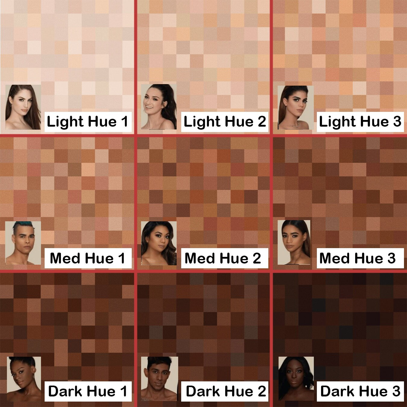 Censored Skin Pixel Pattern Swim Trunks - Beach Prank