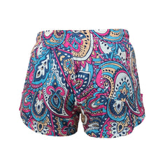Colorful Paisley Swim Trunks with Soft Inner Briefs – Stylish & Comfortable for Leisure and Beach