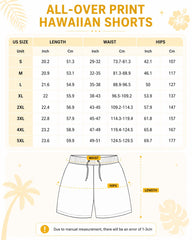 Men's Swim Trunks, Quick-Dry Beach Shorts, Novelty Print Swimwear